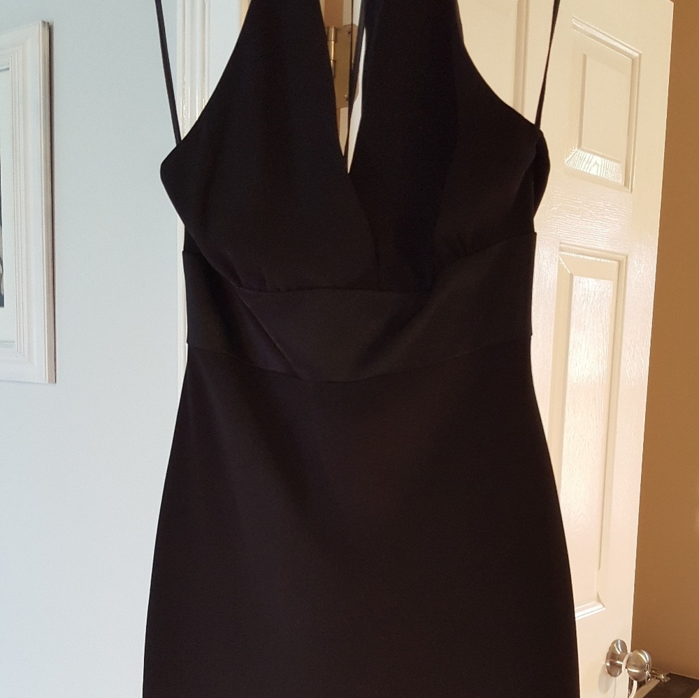 Black cocktail dress